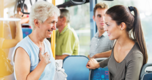 Read more about the article If you’ve ever given up your seat on public transport for an elderly or pregnant passenger, psychology says you probably display these unique traits