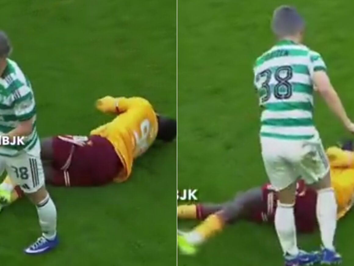 You are currently viewing Unseen Footage of Daizen Maeda’s Ridiculous Violent Play Emerge — The fact that VAR didn’t intervene with this one but intervened with the Penalty is Criminal